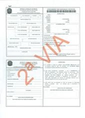 documentação título embarcação 2via