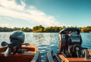 As 7 diferenças entre motor de popa e centro-rabeta