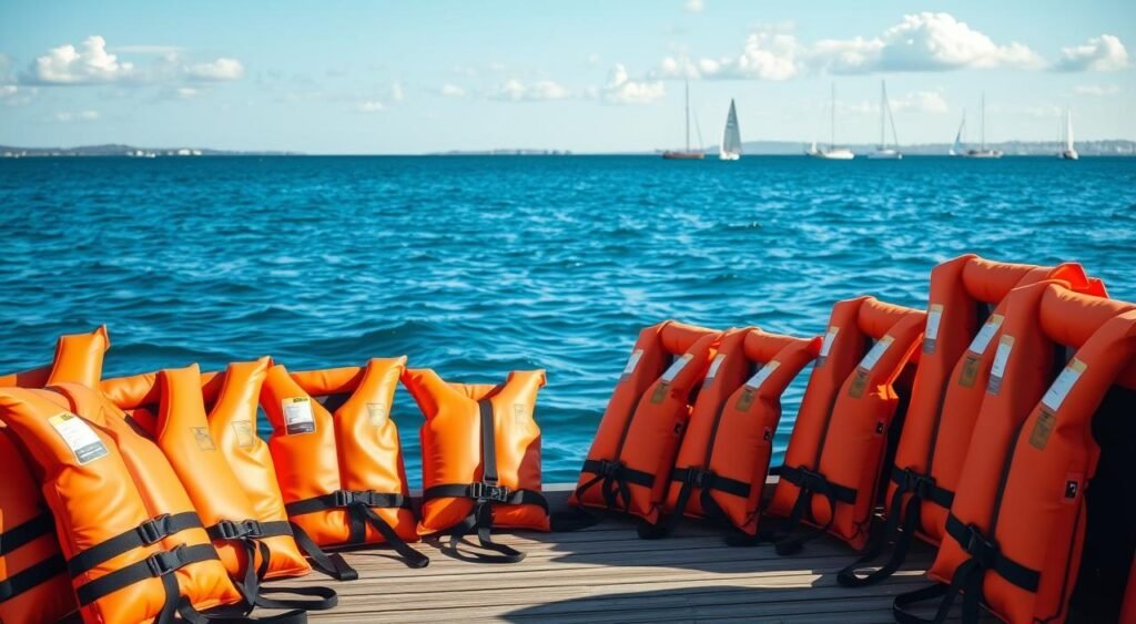 Coletes salva-vidas certificados