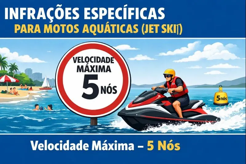 Infrações e Multas para Condutores de Embarcações
