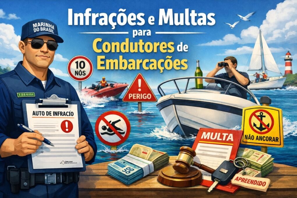 Infrações e Multas para Condutores de Embarcações
