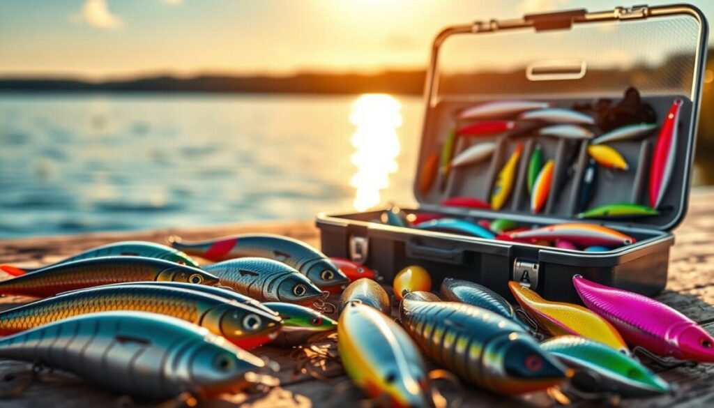 Iscas artificiais para pesca esportiva