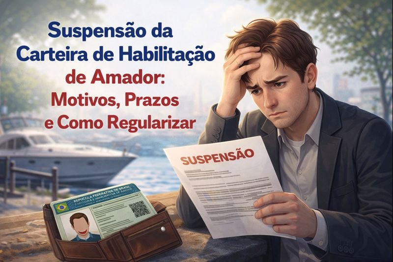 Suspensão da Carteira de Habilitação de Amador Motivos, Prazos e Como Regularizar