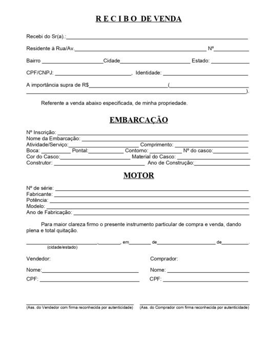 Transferência de Propriedade de Embarcação
