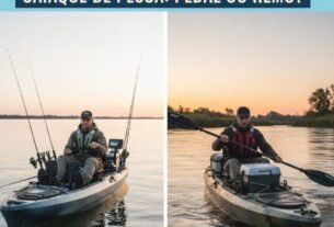 Caiaque de Pesca com Pedal ou Remo