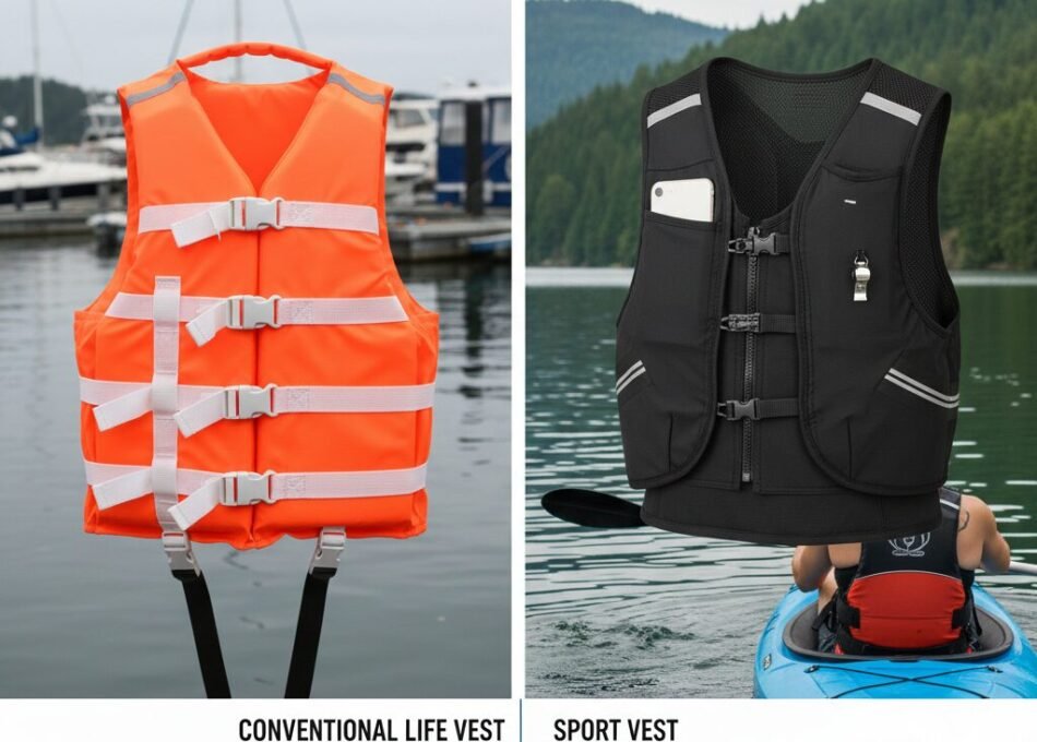 Colete Salva-Vidas Esportivo vs Colete Salva-Vidas Tradicional: