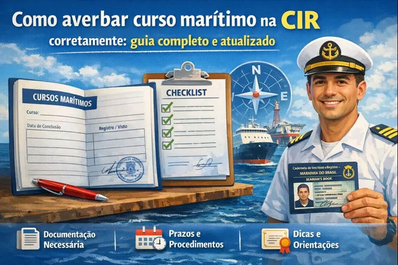 Como averbar curso marítimo na CIR corretamente guia completo e atualizado