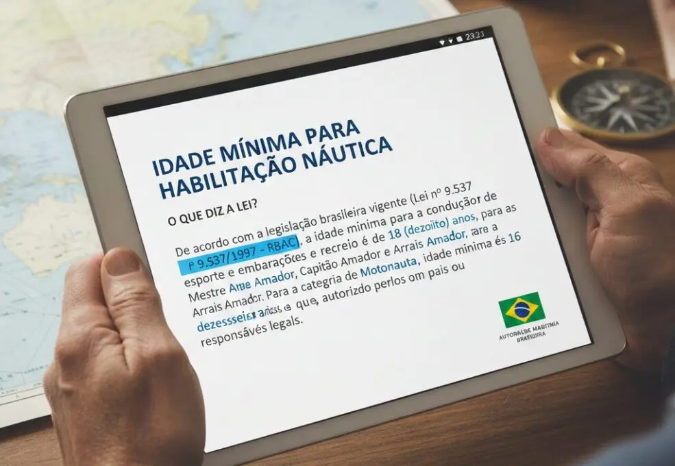 Idade Mínima para Habilitação Náutica: O Que Diz a Lei?