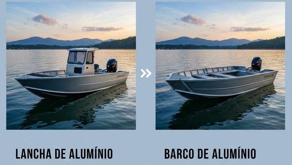 Lancha ou Barco de Alumínio