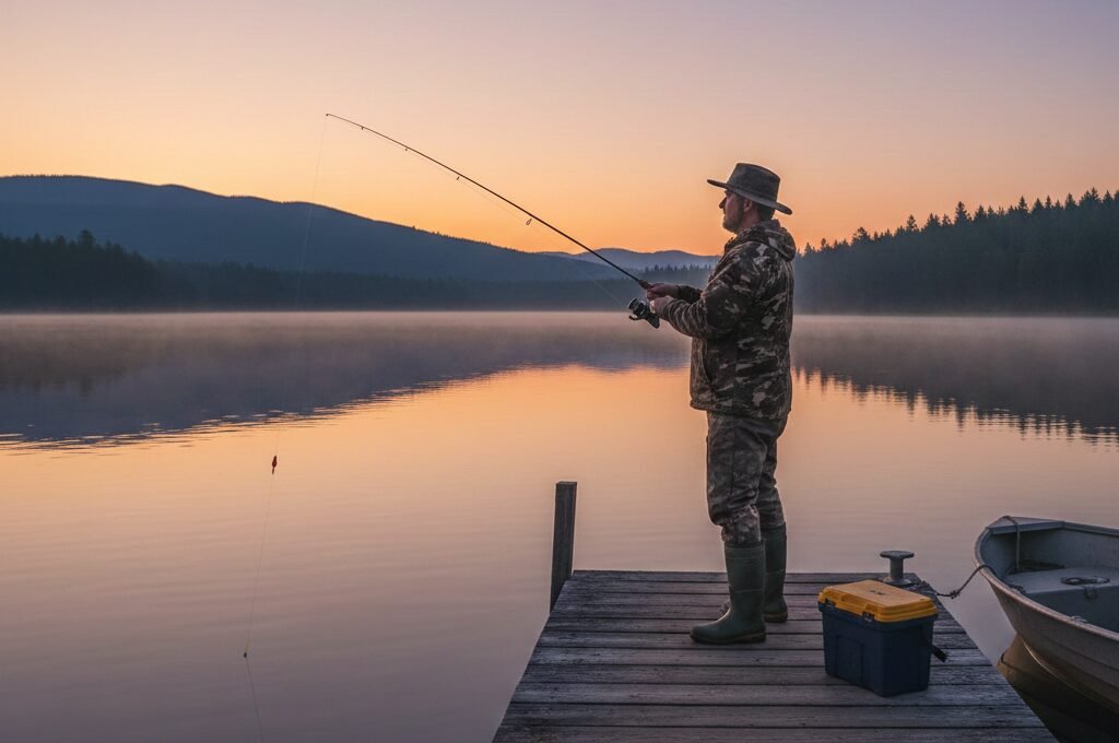 Melhores varas de pesca para iniciantes e profissionais.