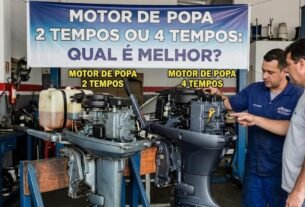 Motor de Popa 2 Tempos ou 4 Tempos Qual é Melhor?