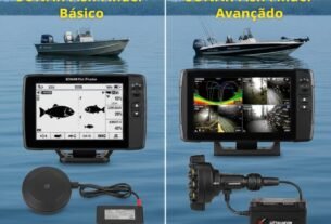SONAR Fish Finder Básico vs SONAR Fish Finder Avançado