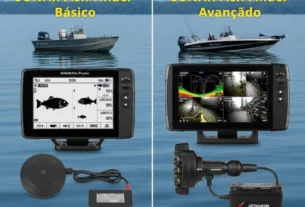 SONAR Fish Finder Básico vs SONAR Fish Finder Avançado