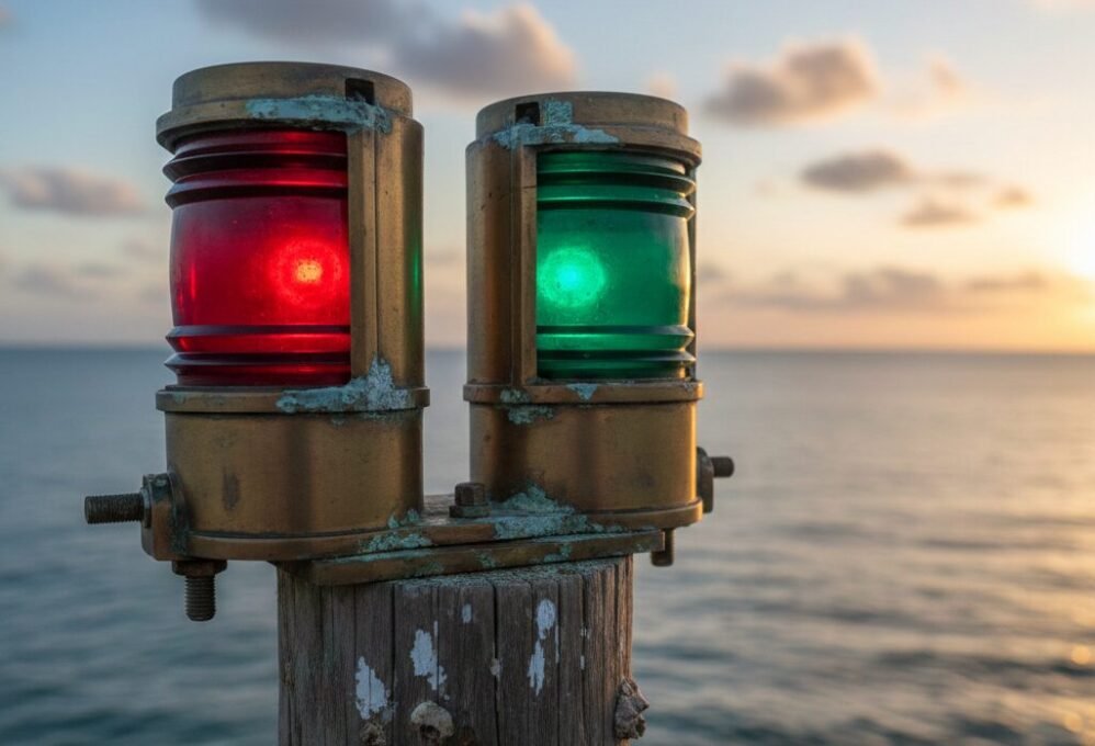 Sinal lateral de boreste e bombordo