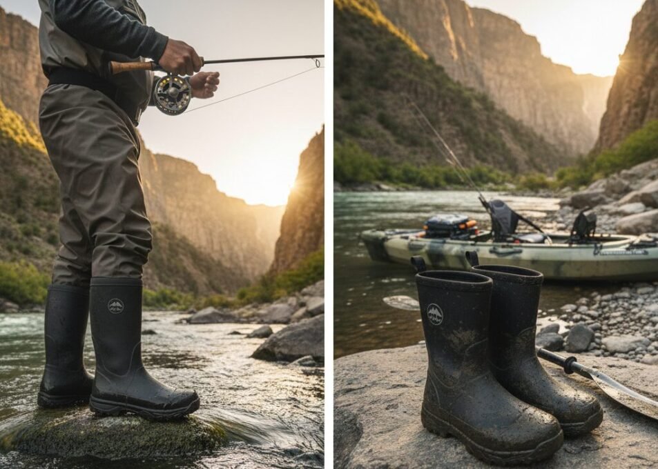 Botas Aquáticas para Pesca e Caiaque: