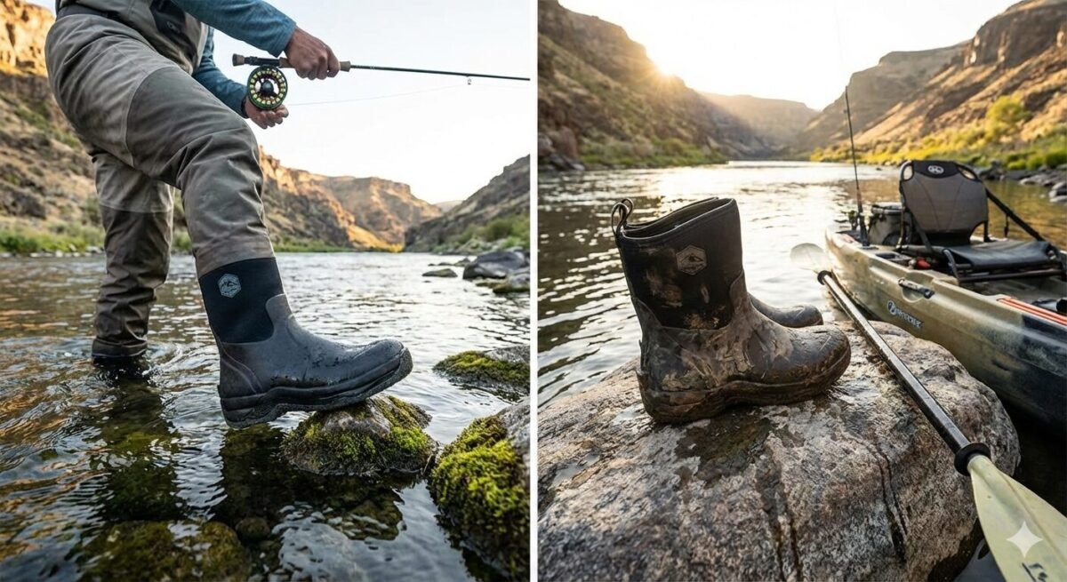 Botas Aquáticas para Pesca e Caiaque: