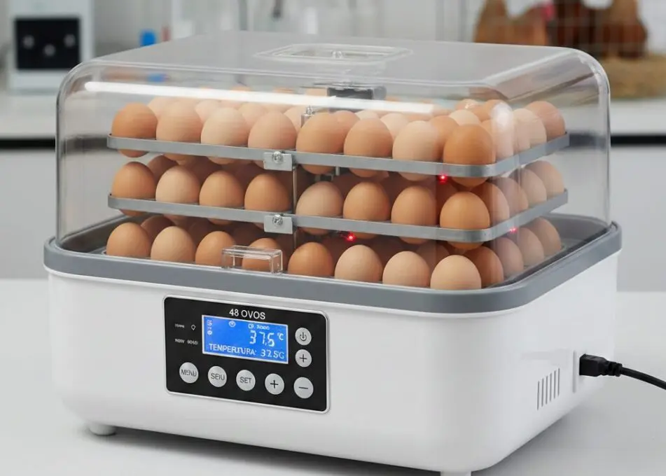 Chocadeira Automática Digital 48 Ovos com Viragem Automática
