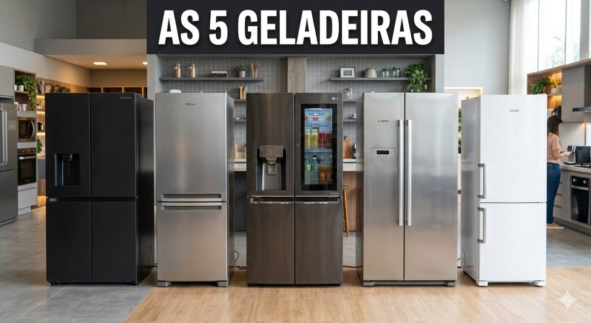 As 5 Geladeira mais Vendidas e recomendadas
